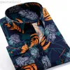 Men's Casual Shirts 24 Color Options Plus Large Size 2021Spring and Summer New Products Men's Casual Classic Print Shirt Fat and Thin Can Wear L230721