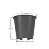 Thickened gallon pot pot root control pot breathable drainage seedling pot plant planting potting pot plastic pot wholesale