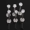 1 2x8x3mm 16G Silver Internally Threaded Prong Gem Labret lip piercing Zircon labret ring Tragus Earring280K