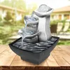 ROWNERY IN INHOOR FOUNTAIN WATERFALL FENG SHUI DESKTOP VATTEN LJUD METER DECORATION Crafts Home Decoration Accessories Gifts LJ200903254Q