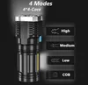 Wysoka moca 4 LED LASHLIGHT ATHARUBLATIVE LASHTlights Outdoor Mini Portable Flash Light