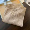 Camicette da donna DASSWEI Camicia in raso con colletto alla coreana vintage per donna 2023 Camicetta ampia manica lunga a sbuffo estiva Office Lady Top donna elegante