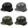 M35 Стальной шлем защитный шлем из нержавеющей стали с кожаной подкладками для мужчин немецкий военный хард.