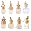 NOUVEAU Voiture Parfum Bouteille Diffuseurs Pendentif Ornement Désodorisant pour Huiles Essentielles Parfum Vide Bouteilles En Verre Maison FY528