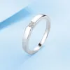 Cluster Ringen WINWOS18K Goud Sterling Zilver Momulberry Stenen Ring Excellent Cut Diamond Test Geslaagd Jongen Meisje D Kleur Hoogwaardige Momulb