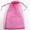 100 pièces gros sacs d'emballage en Organza 20x30cm faveur de mariage sac cadeau de noël fournitures de fête à la maison nouveau 264S