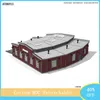 Action Toy Figures Creative Building Block Model MOC Modular Train Station Turntable Round House DIY Children S Birthday Toys Christmas Gift 230721