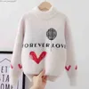 سترة pulver for Kids Winter Clother Sevents Sweaten Sweet Pullover Warm Children Out Outured Autumn و 211104 Z230721