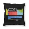 Kissen/dekoratives Kissen, individuelles Periodensystem der griechischen Mythologie, Bezug, Dekoration, Wissenschaftslehrer, Geschenkkissen für Sofa, Zuhause2455