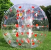 Melhor preço 1m 1.2m 1.5m 1.8m PVC zorb bolas esportes ao ar livre funuy futebol corpo inflável pára-choques bola gramado bolha futebol para crianças adultos