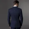 Men's Suits Blazers Men Suit Tuxedo Custom Made Wedding For Tailored Light Navy Blue Mens With Pants Costume Sur Mesure Homme 230720