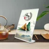 A5 L FORM TABLEDAP ACRYLIC MENY Sign Holing Holder Promotion Products Counter BEFLET Flyer Poster Display Stands Frame269B