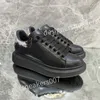 New top Hot Luxury Black Platform Loafers Shoe Thick Bottom Loafer Sneaker Fashion Chunky Flatform Oversized Wave-Shaped Rubber Outsole xsd221135