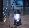 Portable Mini Lantern LED Outdoor Camping Fishing vandring BBQ Lamp Vintage Dimning Lanterns USB laddar Batteri Kraftfulla COB Handlampor Lampor