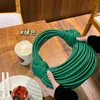 Evening Bags 2023 Handbags For Women In Gold Luxury Designer Brand Handwoven Noodle Rope Knotted Pulled Hobo Silver Clutch