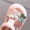 Sandali Neonate Principessa Fondo morbido Estate Bambini Punta chiusa Scarpe floreali per bambini 230720