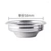 Bowls 51mm/54mm/58mm Stainless Steel Coffee Bowl Filter Basket For Espresso Machine Accessories Double Portion Powder Coffeeware