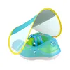 Sand Play Water Fun Upgrades Bébé Natation Flotteur Gonflable Infant Flottant Enfants Anneau De Bain Cercle Baignade Été Parasol Jouets Toddler Rings 230720