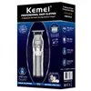 Clippers Trimmers Original Kemei Professional trådlös laddningsbar hårtrimmer för män Electric Hair Clipper Frisyrande skägg Grooming Shaver X0728