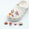 HYBkuaji custom chick fil a logo shoe charms wholesale shoes decorations pvc buckles for shoes