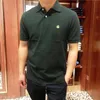 Polos pour hommes été haute qualité hauts à manches courtes frère polos coton décontracté mode Homme rayé Rugby petit haut 230720