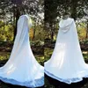 70s Wedding Capes Cloaks Coat White Ivory Hooded Medieval Wrap Bolero Jacket Bridal Accessories Beading Custom Plus Size223W