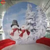 Free Air Ship Outdoor Activities kids adults pvc advertising outdoor party xmas Christmas decoration inflatable bubble house Photo Booth for sale