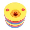 Uppblåsbara flottörrör 6st Set Foam Swim Discs Baby Float Children Swimming Operations Circles Floating ärmar Armband Accessorie 230721