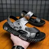 Sandales hommes 2023 chaussures de plage décontractées semelle de sport été résistant à l'usure papa double usage hommes