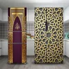 Adesivi murali autoadesivi in stile musulmano Frigorifero Armadio doppia porta Ristrutturazione Decorativo rimovibile 230720