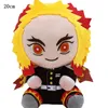 Fabrikanten groothandel 20 cm 7 stijlen Demon Slayer knuffels cartoon spelletjes rondom poppen favoriete cadeaus voor kinderen