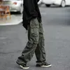 Mens Pants Multi Pocket Cargo Autumn Vintage Solid Hip Hop Top Pockets Casual Street Mop 230720