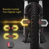 Światła gorąca wyprzedaż 1 zestaw rowerowych Sygnały przednie tylne światło inteligentne bezprzewodowe zdalne sterowanie rower światła rowerowe
