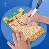 3D Ritning Pen 6Montessori Children Toys Ritning Tablett Diy Color Shape Math Match Game Book Ritning Set Learning Educational Toys for Children X0721