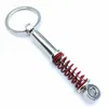 10pcCreative gift car metal keychain turbo gear hub pendant brake disc shock absorber Pendant212l