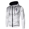 Men's Hoodies Sweatshirts Men's Mustang Printed Hoodie Jacket Zipper Warm Sweatshirt Jacket Men's Fashion Sportswear Super Dalian Hoodie Street x0720