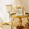 Embalagem para presente 10/20 unidades Distribuição por atacado Flash Champanhe Dourado Caixa de doces para casamento Lembrança para convidados