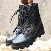 Boots Size 39-46 Men Military Army Camouflage Lace Up Safety Shoes Black Desert Combat Tactical Ankle