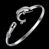 925 Silver 10 Piece Product Charm Handmade Dolphin Dolphin Open Barkles Antique 925 Bracelets Barcelts Women270K