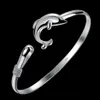 925 Silver 10 Piece Product Product Charm Classic Classic Dolphin Open Регулируемые браслеты Antique 925 Серебряные браслеты Bangles Women270k