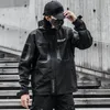 Herrenjacken 2023 Frühling Streetwear Techwear Reißverschluss Kapuzenjacke für Männer Jugendliche Vitalität Tägliche Varsity Motorrad