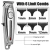 Clippers Trimmers Kemei Hair Cliper Cliper Full Metal Trimmer for Men Beard Hair Cliper Men Hair Cutting Hine Barber Professional KM1949 X0728