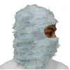 Cykelmössor masker balaclava nödställda skidmask stickade mössor hattar skallies elastisk mössa vinter varm full ansikte shiesty mask skidhattar 230720