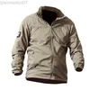 Erkek ceketleri yeni 2023 yaz su geçirmez hızlı kuru taktik cilt ceket erkekler kapşonlu yağmurluk ince rüzgar kırıcı güneş koruyucu ordusu askeri ceket l230721