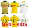 2023 2024 MAILLOTS FC NANTES ETOILE SOCCER JERSEYS 23 24 Home Sissoko Girotto Coulibaly Blas Kolo Muani Simon 축구 셔츠 Maillot de Foot Jersey 80 주년