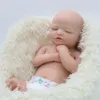 Dolls Closed eyes 18 inch rebirth doll kit unpainted mold painted 3D skin veins visible accessories christmas gift 230720