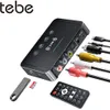 Connecteurs Tebe Nfc Bluetooth 5.0 Adaptateur audio 3,5 mm Aux Rca Spdif Récepteur FM sans fil Transmetteur Support TF U Disk Play Télécommande