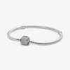 Pandora Bracelets for Women Jewelry Charms Sterling Silver 925 Original Designer Sparkling Pave Clasp Snake Chain Bracelet 2021266x