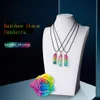 Damesmode Ketting Chakra Reiki Healing Stone Crystal Quartz Levensboom Hangers Slinger Regenboog DIY Druzy Sieraden Gi3073