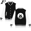 Min granne Totoro Baseball Jackets Kawai Cartoon Printing Casual Style Winter Jacket Hayao Miyazaki Studio Ghibli Totor SH19240D